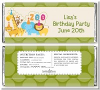 Zoo Crew - Personalized Birthday Party Candy Bar Wrappers